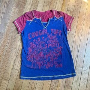 Y2K Affliction Style Emo‎ Goth Shirt